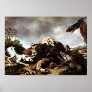 Poster Frans Snyders La Chasse Au Sanglier