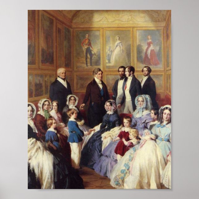 Poster Franz Winterhalter Queen Victoria et Prince Albert (Devant)
