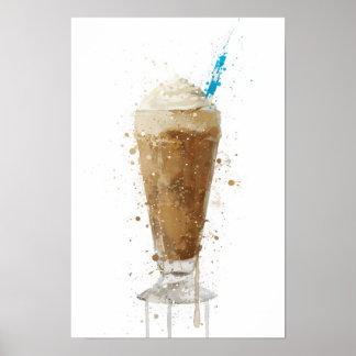 Poster Frappe au Moka