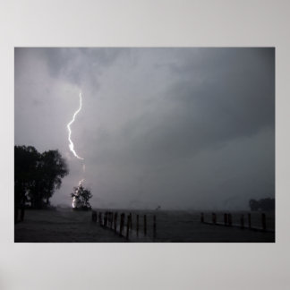 Poster Frappe de foudre - Imprimantes de photographie d'a