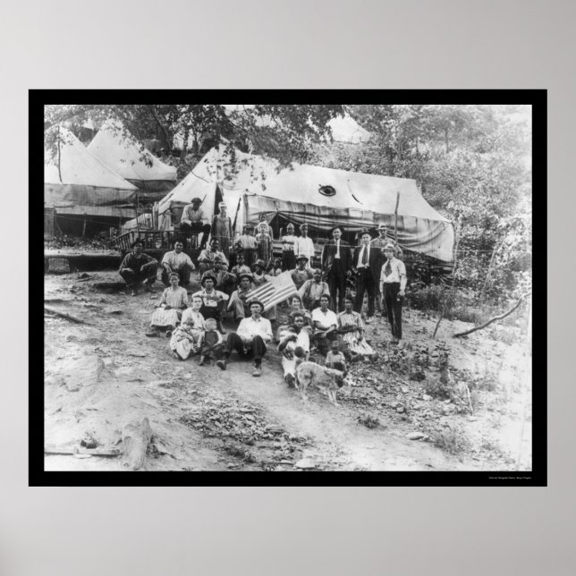 Poster Frapper West Virginia Miners 1922 (Devant)