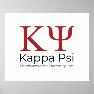 Poster Fraternité pharmaceutique Kappa Psi