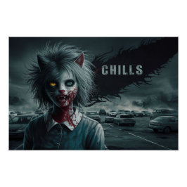 Poster Frau Chat 05