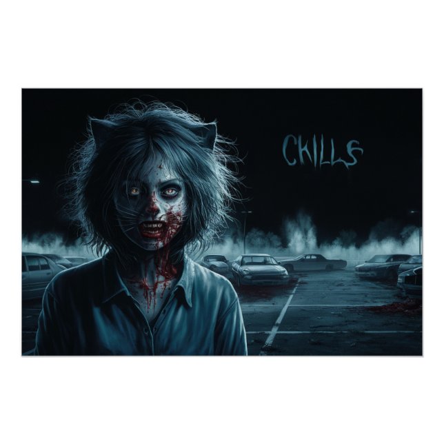 Poster Frau Chat 06 (Vorderseite)