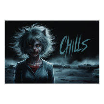 Poster Frau Chat 08
