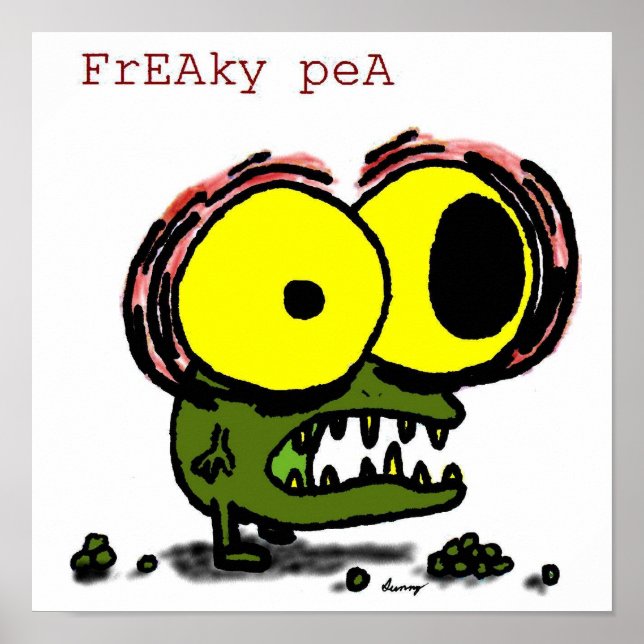 Poster Freaky Pea (Devant)