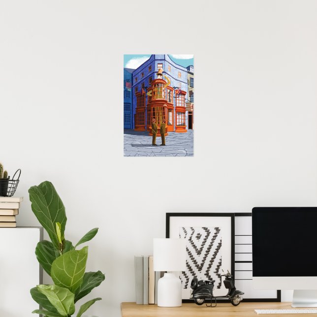 Poster Fred et George à Weasley's Wizard Wheezes (Bureau à domicile)