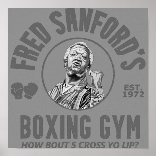 Poster Fred Sanfords Salle De Boxe (Devant)