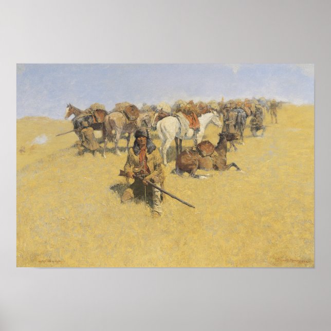 Poster Frederic Remington Art (Devant)
