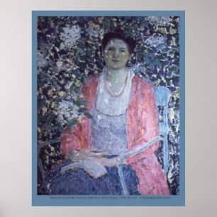 Poster Frederick Carl Frieseke "Sous l'arbre de l'aulne"