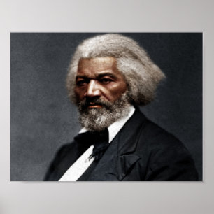 Poster Frederick Douglass Colorisé