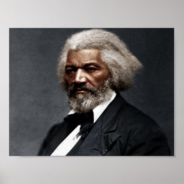 Poster Frederick Douglass Colorisé (Devant)