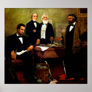 Poster Frederick Douglass faisant appel au Président