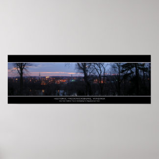 Poster Fredericksburg, Virginie