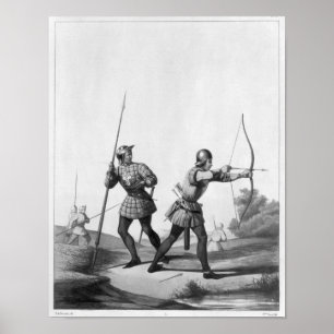 Poster Free archers during the reign of Louis XI