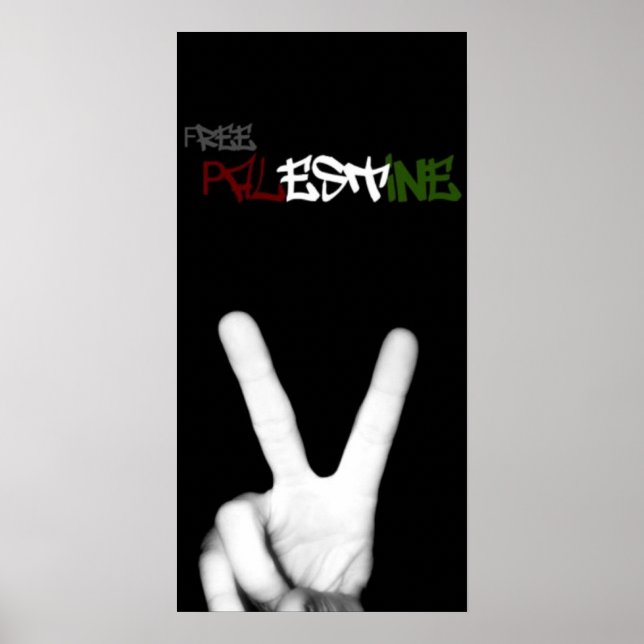 Poster Free Palestine (Devant)