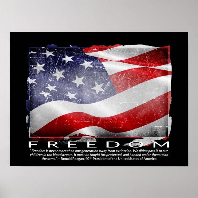 Poster "FREEDOM" (Vorne)