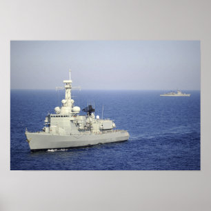 Poster Frégate portugaise NRP Bartolomeu Dias de marine