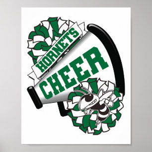 Poster Frelons Cheer Back To School Esprit De Cheerleadin