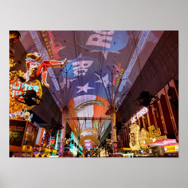 Poster Fremont Street Experience (Devant)