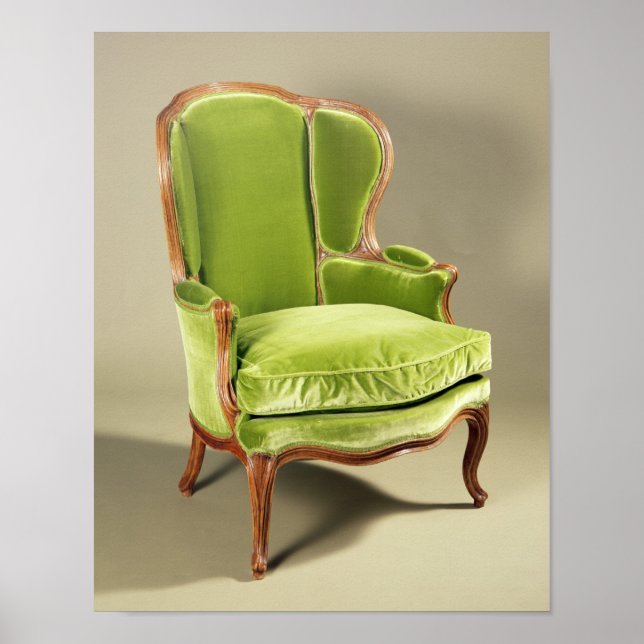 Poster French bergere chair, ch.1725 (Devant)
