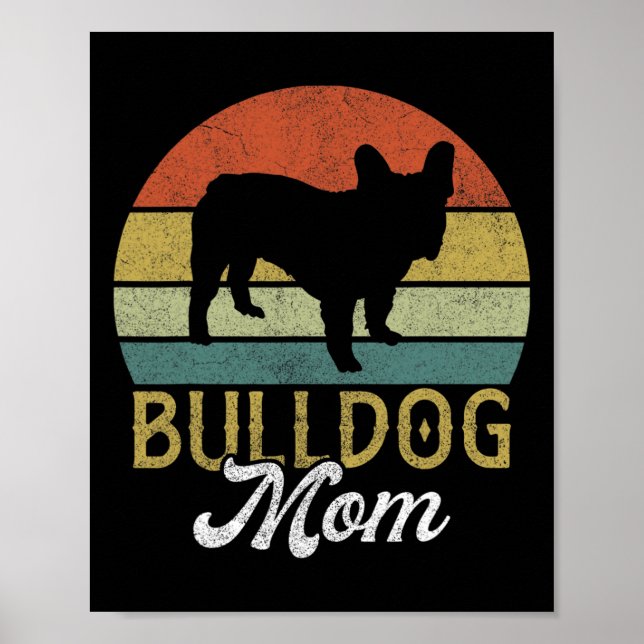 Poster Frenchie Bulldog Mama (Devant)