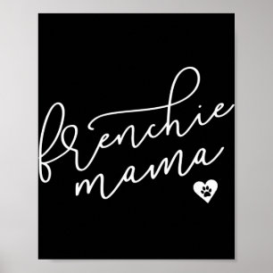 Poster Frenchie Maman Sweat Womens French Bulldog
