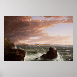 Poster Frenchman's Bay, Mount Desert — Thomas Cole