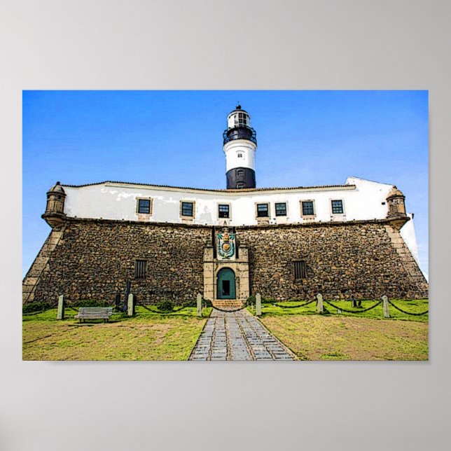 Poster FRENTE DO FAROL DA BARRA - Salvador Ba (Devant)