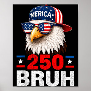 Poster Frère 250 Ans Usa Garçons Enfants 250 Ans 4 Juille