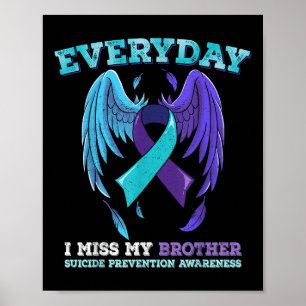 Poster Frère de sensibilisation à la prévention du suicid