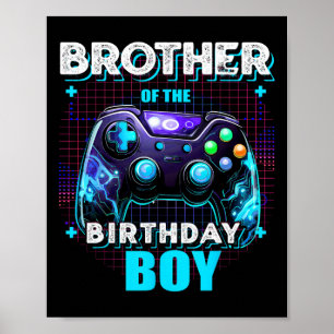 Poster Frère du garçon d'anniversaire, vidéo familiale as