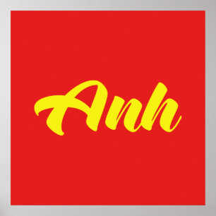 Poster Frère vietnamien - Anh ~ Langue Tiếng Việt