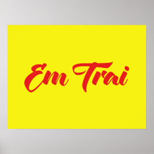 Poster Frère Vietnamien (Jeune) - Em Trai ~ Tiêt Viêt