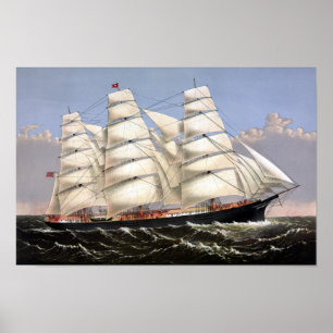 Poster Frères du bateau de tondeuse trois