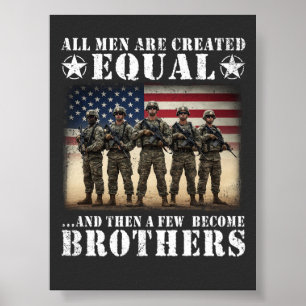 Poster Frères Vétérans Fraternité Militaire Patriotique