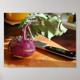 Poster Fresh Kohrabi