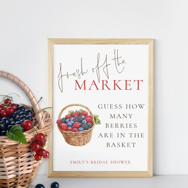 Poster Fresh off the Market Devinez combien de Fêtes des  (Créateur téléchargé)