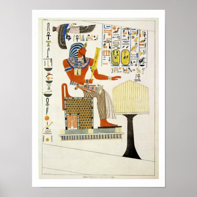 Poster Fresque des tombes des rois de Thèbes, disco (Devant)