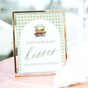 Poster Fresque Hors Du Marché Devine Combien De Baisers S