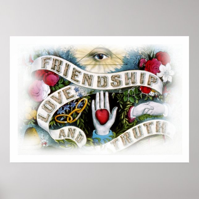 Poster-Freundschaft, Liebe & Wahrheit Poster (Vorne)
