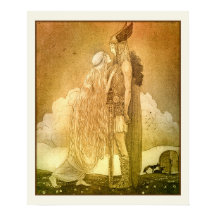 Freyja et Svipdag par John Bauer 1911 Scandinave