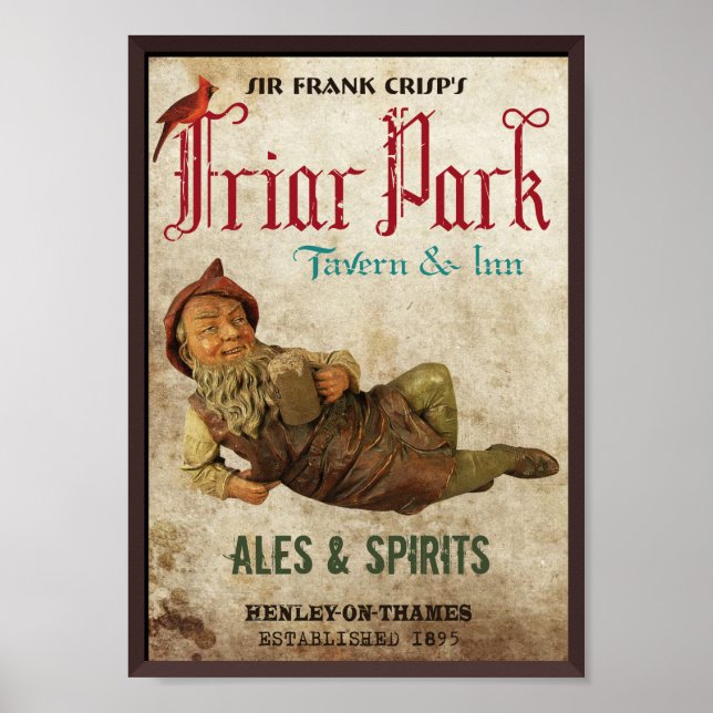 Poster Friar Park Tavern & Inn (Devant)