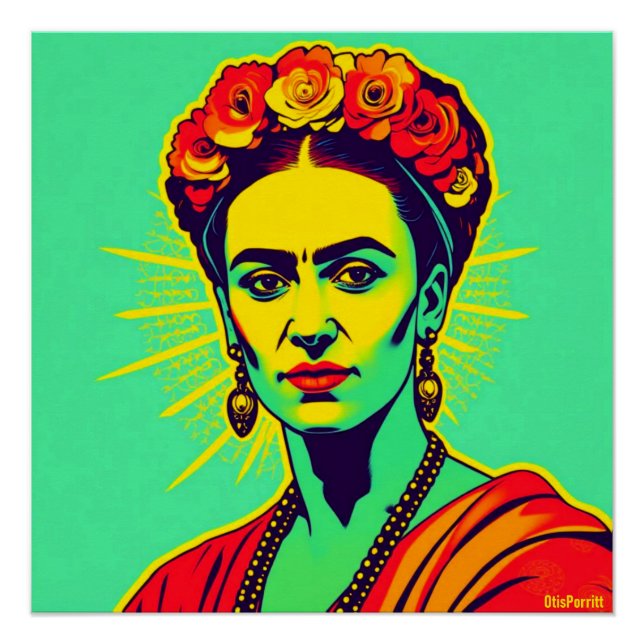 Poster Frida Kahlo-7 (Devant)