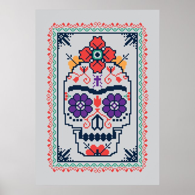 Poster Frida Kahlo | Calavera (Devant)