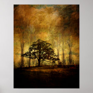 Poster-Friedlicher Baum Poster