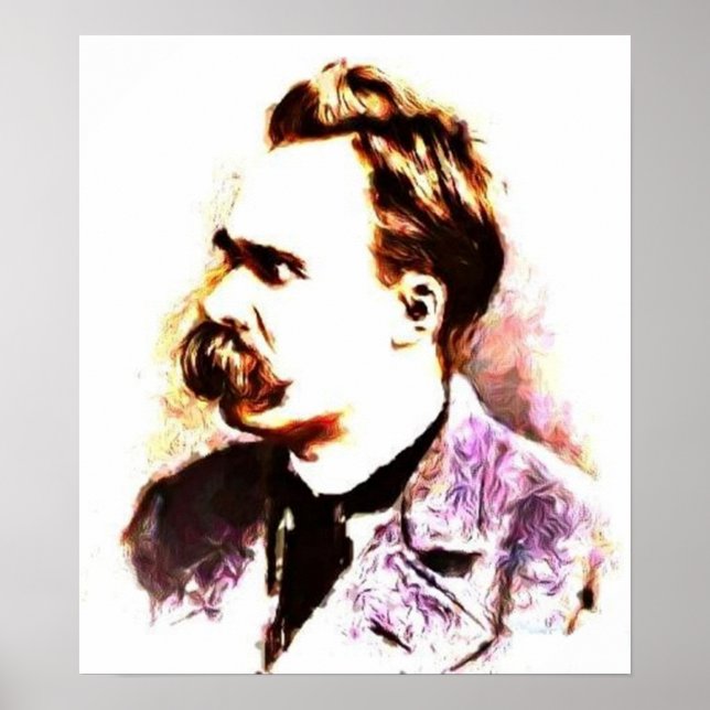 Poster Friedrich Nietzsche (Devant)