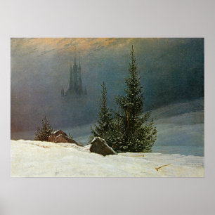 Poster Friedrich - Paysage d'hiver 1811