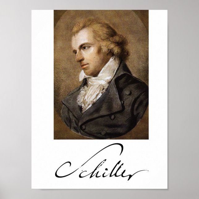 Poster Friedrich Schiller (Devant)