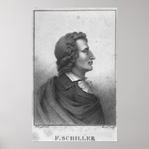Poster Friedrich Schiller gravée par Massol